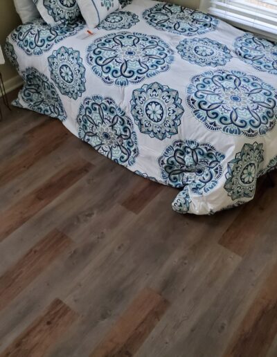 Newly remodeled bedroom