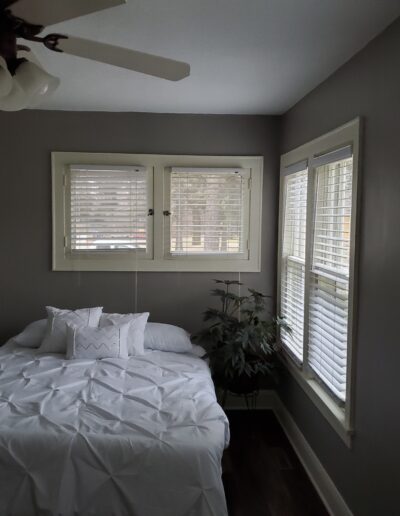 Newly remodeled bedroom