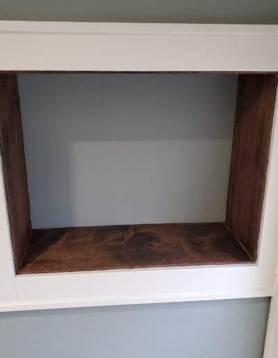 Newly remodeled cabinet