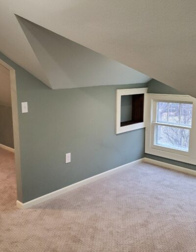 Newly remodeled upstairs living area