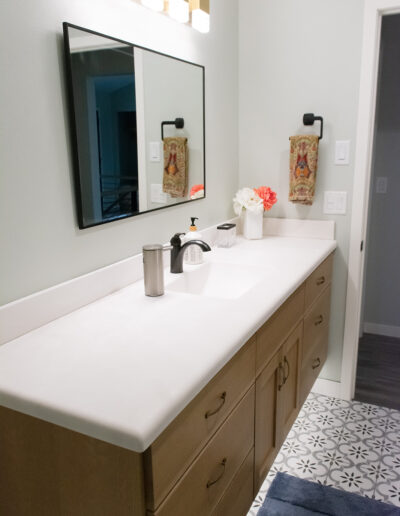 Newly remodeled bathroom
