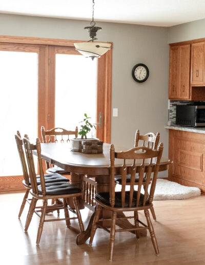 Remodeled kitchen space