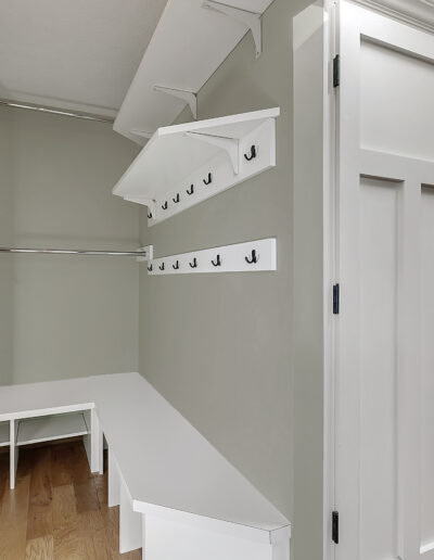Newly remodeled mudroom